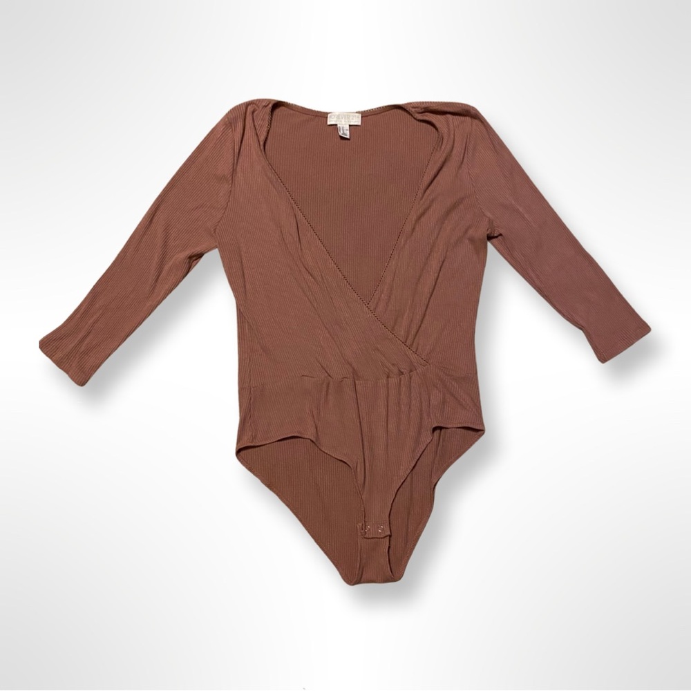 Forever 21 Pink Wrap Bodysuit